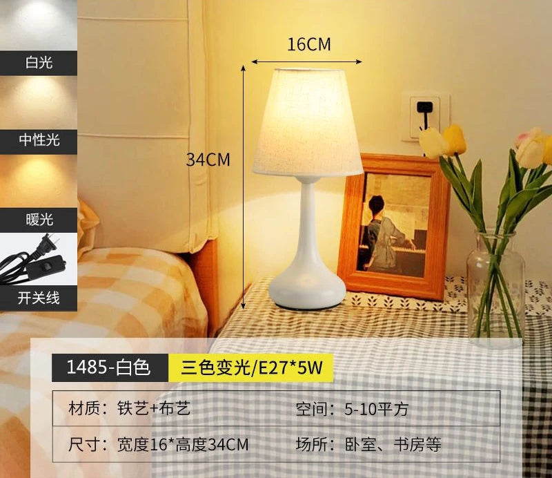 Night Nordic Decorative Lamp Bedside Ambient Table Living Room Decorative Lamp Retro Lron Lighting Декоративные Лампы MHZSD